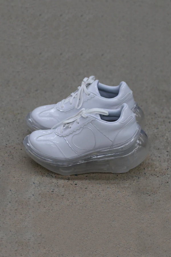 Jenny Fax Japan transparent air cushion original Mary Jane height increasing shoes series collection JF-JFSS22SHOES02-BAI white PJF4